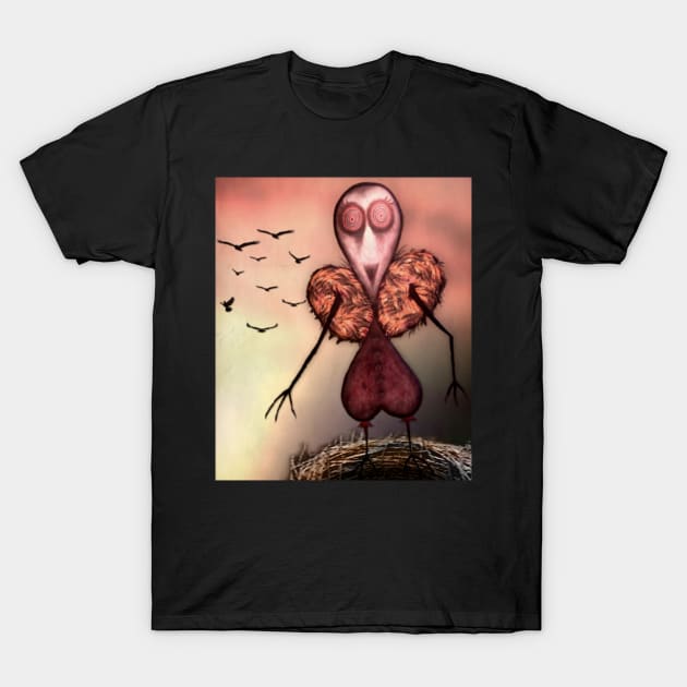 Birdy T-Shirt by matan kohn